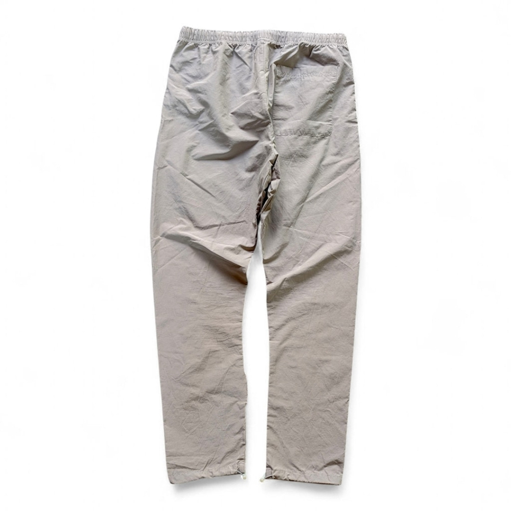 Fear of God Essentials Mens Nylon Track Pant XL Taupe Water Resistant Streetwear - Picture 3 of 9